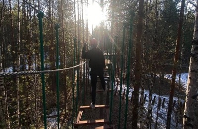 В Югорске открылся веревочный парк 
