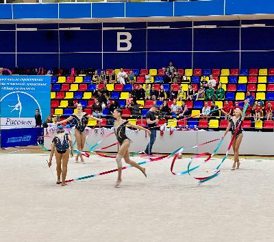 В Югорске проходят Всероссийские соревнования по художественной гимнастике «Рассвет» 